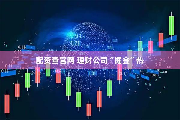 配资查官网 理财公司“掘金”热